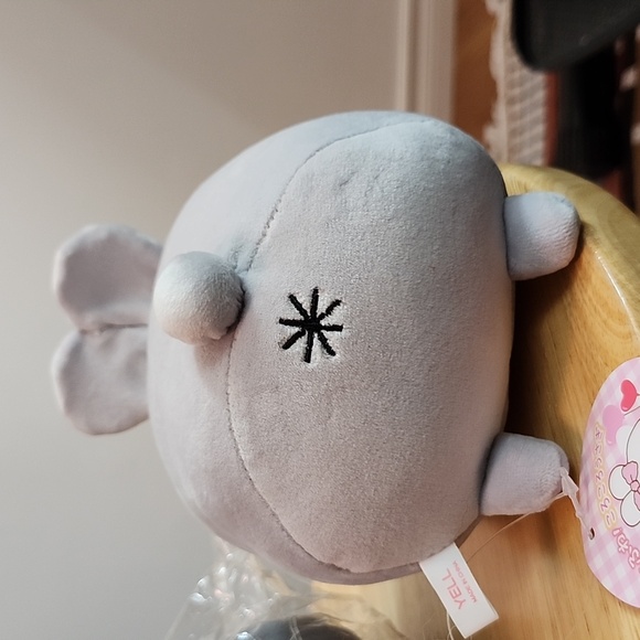 NWT round Bunny and Dolphin Plushies - Picture 5 of 8